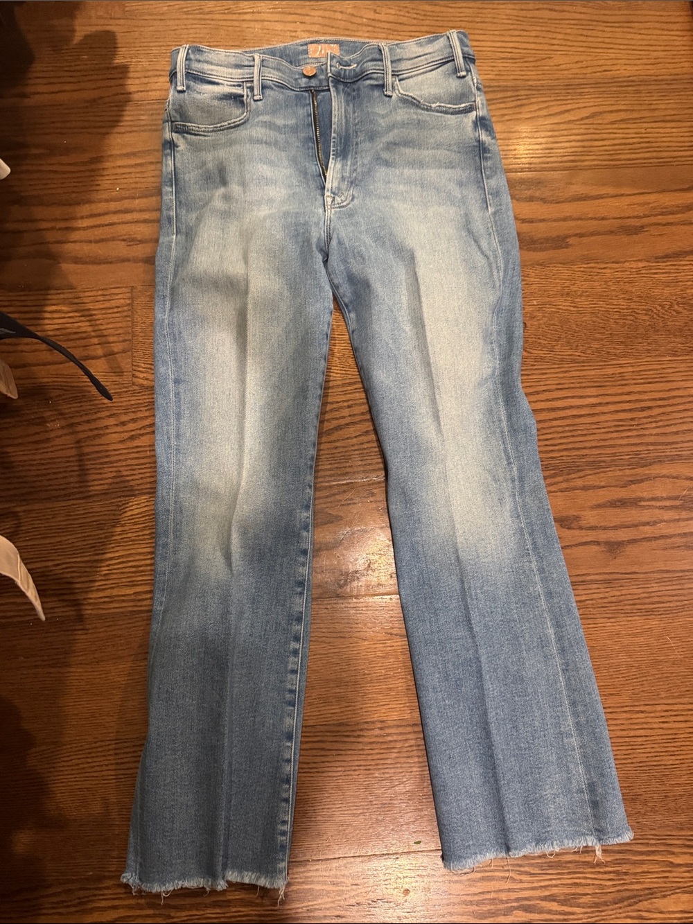 MOTHER The Hustler Ankle Fray Jeans